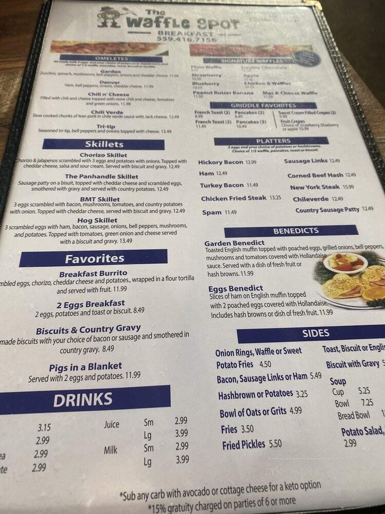 The Waffle Spot - Madera, CA menu_pic