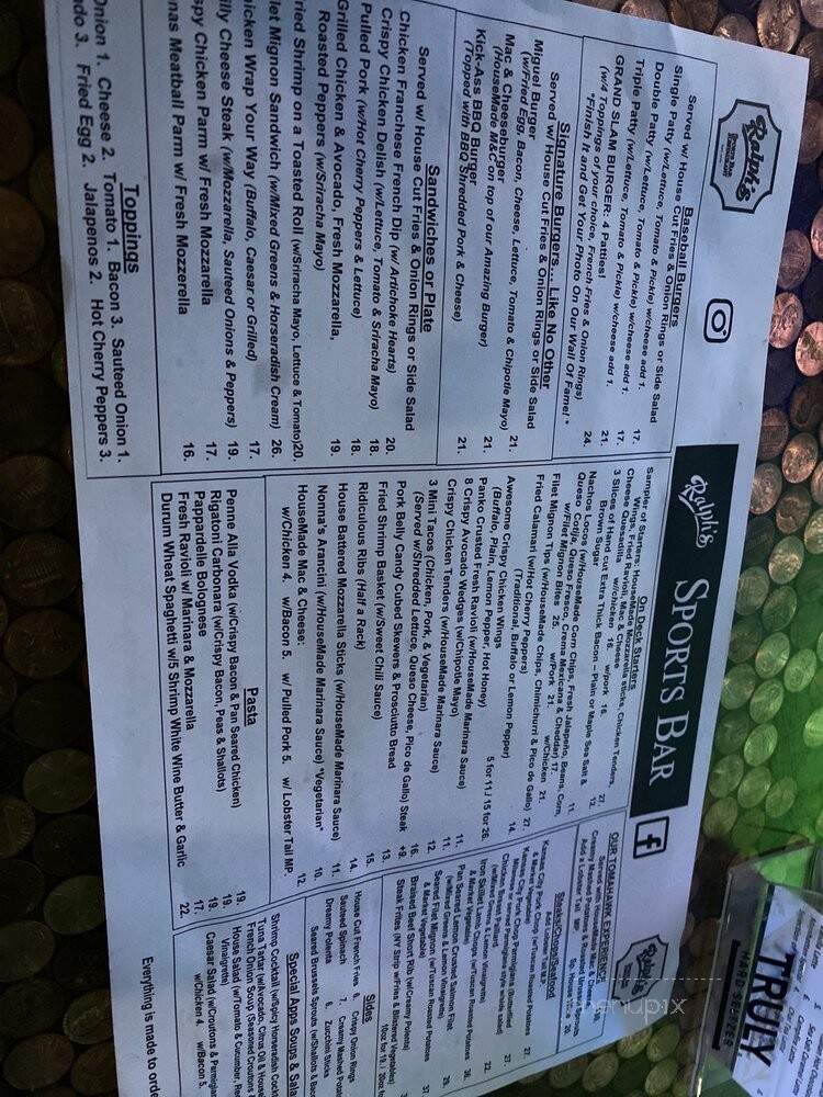 Ralphs Sports Bar - Staten Island, NY menu_pic