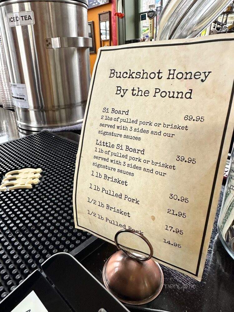 Buckshot Honey - Snoqualmie, WA menu_pic