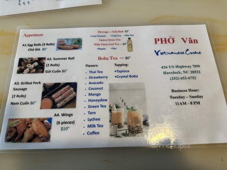 Pho Van - Havelock, NC