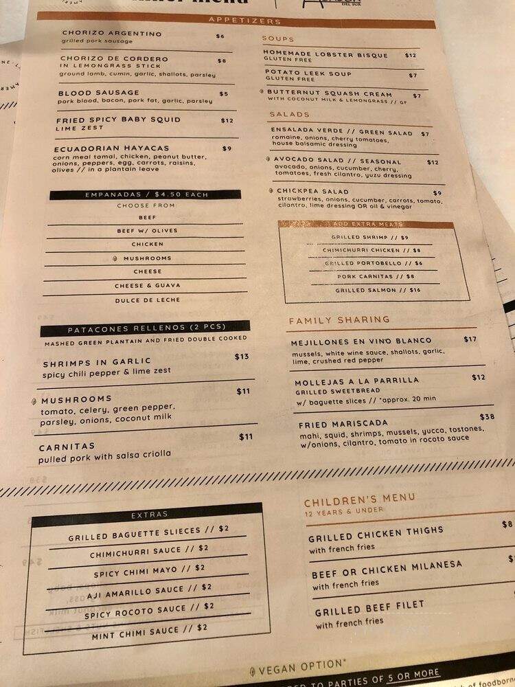 Asador Del Sur - Maplewood, MO menu_pic