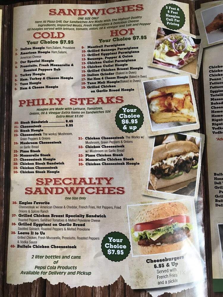 Marcello's Pizza-Grill - Philadelphia, PA menu_pic