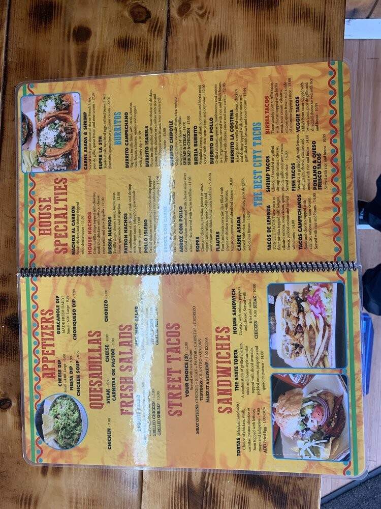 LA 5th Ave Tacos - Indianapolis, IN menu_pic