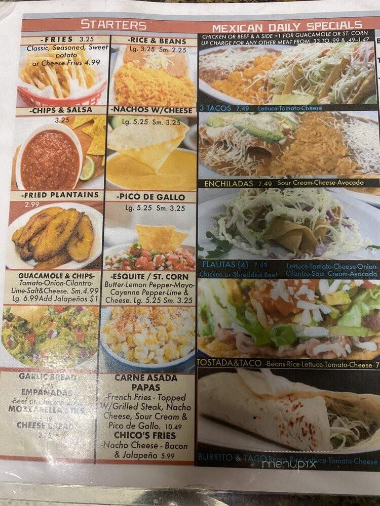 Chico's Tacos, Pizza & Wings - Lake Worth, FL menu_pic