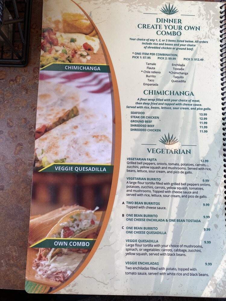 Azul Tequila - Bunnell, FL menu_pic