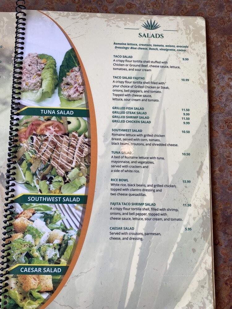 Azul Tequila - Bunnell, FL menu_pic