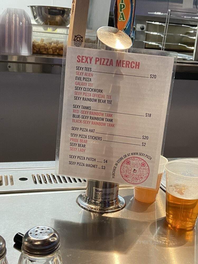 Sexy Pizza - Denver, CO menu_pic