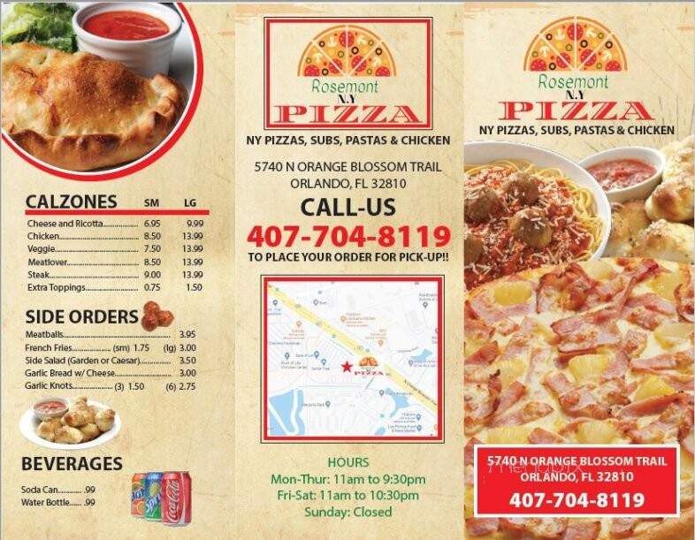 Rosemont Pizza - Orlando, FL