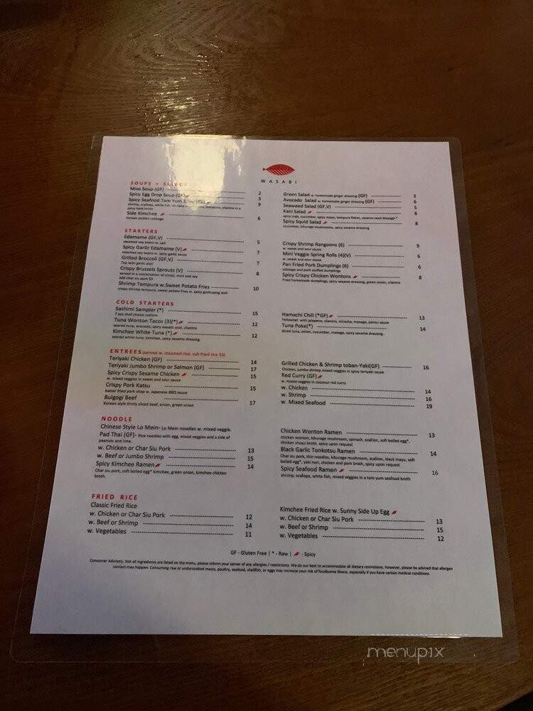 Wasabi Ames - Ames, IA menu_pic
