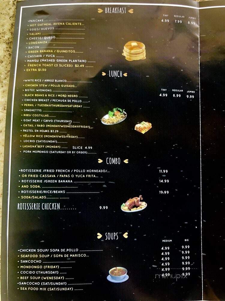 Evertz's Cafe Restautant - Glendale, NY menu_pic