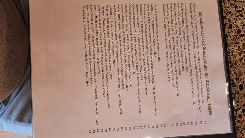 Vinca - Broomfield, CO menu_pic