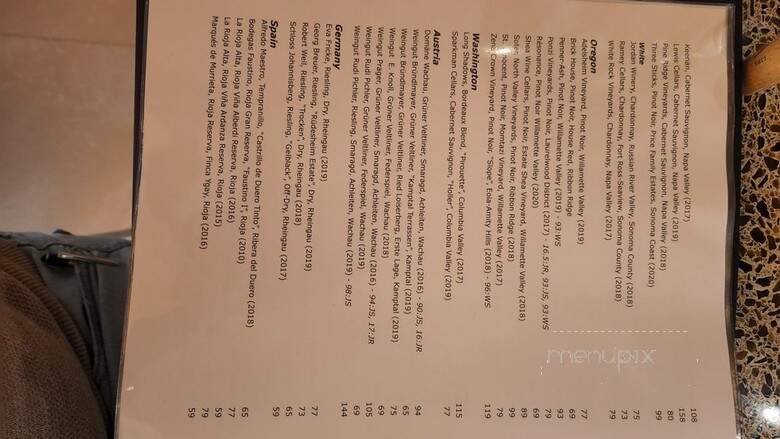 Vinca - Broomfield, CO menu_pic