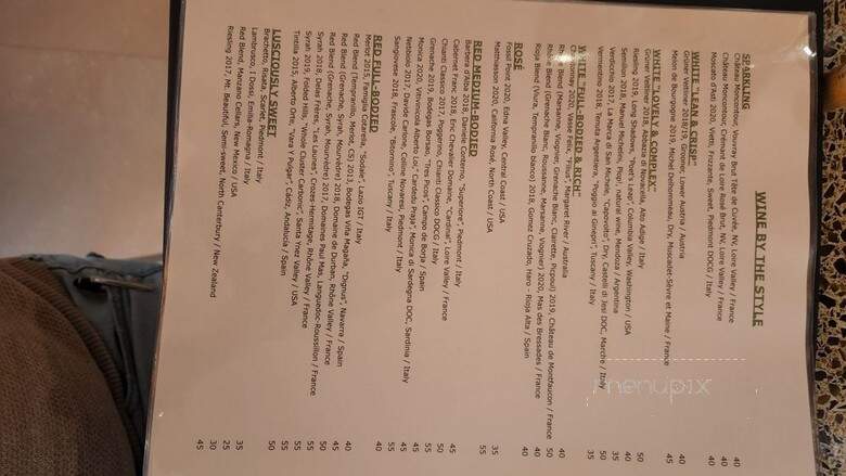 Vinca - Broomfield, CO menu_pic