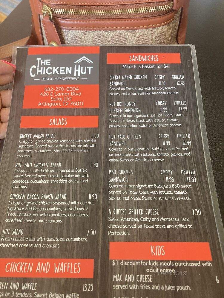 The Chicken Hut - Arlington, TX menu_pic
