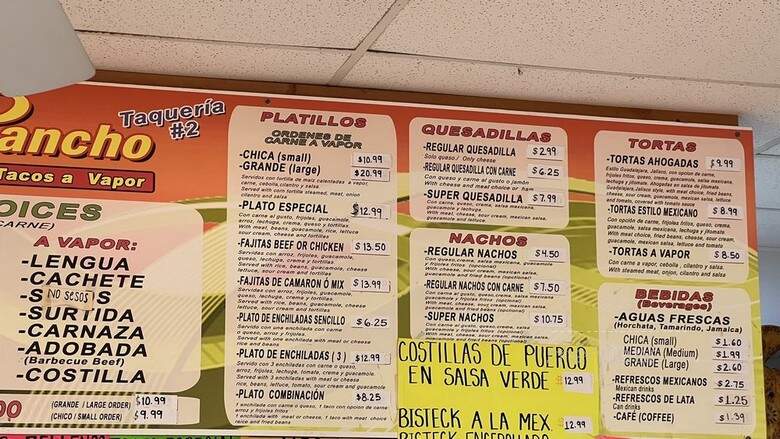 San Pacho Taqueria - Roswell, GA menu_pic