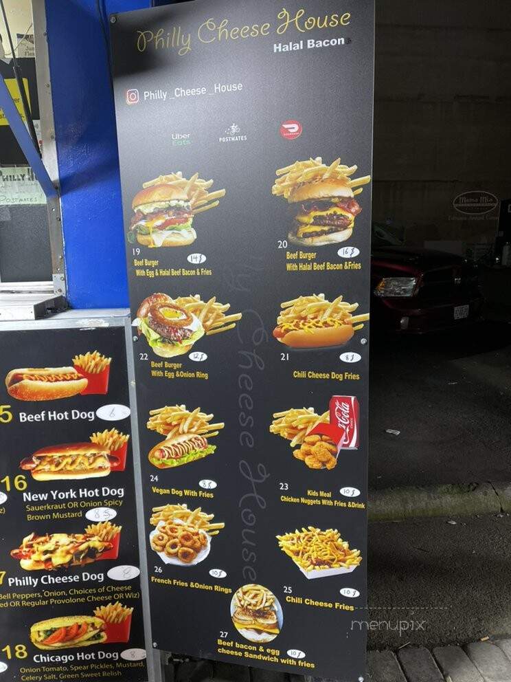 Philly Cheese House - Portland, OR menu_pic