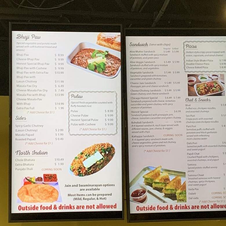 Honest Niles - Niles, IL menu_pic