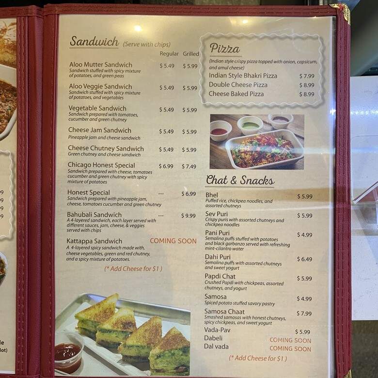 Honest Niles - Niles, IL menu_pic
