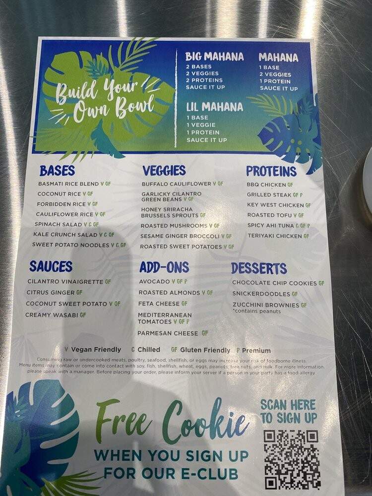 Mahana Fresh - Idaho Falls, ID menu_pic
