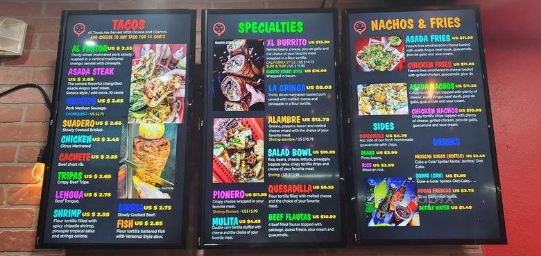 Taquito Street - Las Vegas, NV menu_pic