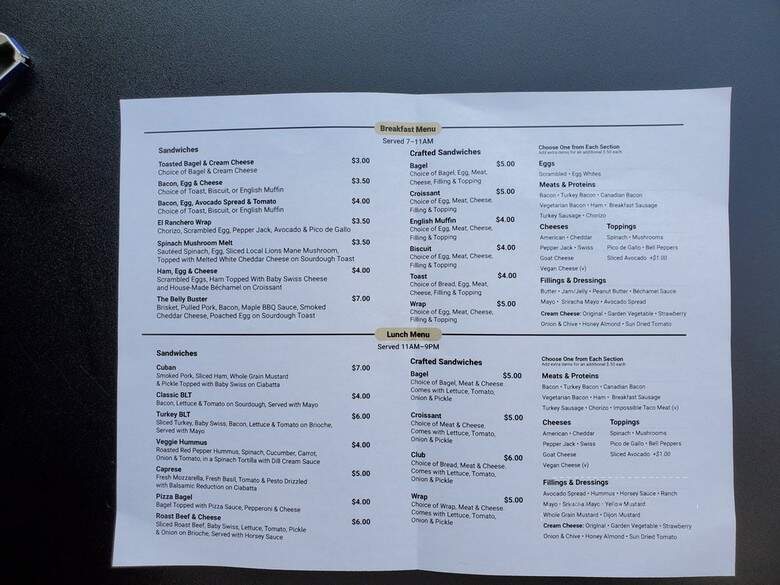 Crescendo Coffee and More - Fort Wayne, IN menu_pic