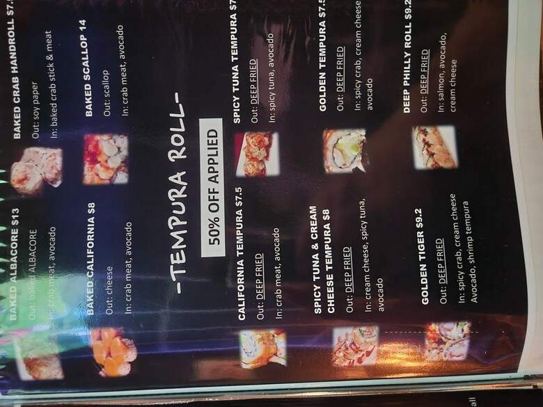 Zero Ramen and Sushi - Los Angeles, CA menu_pic