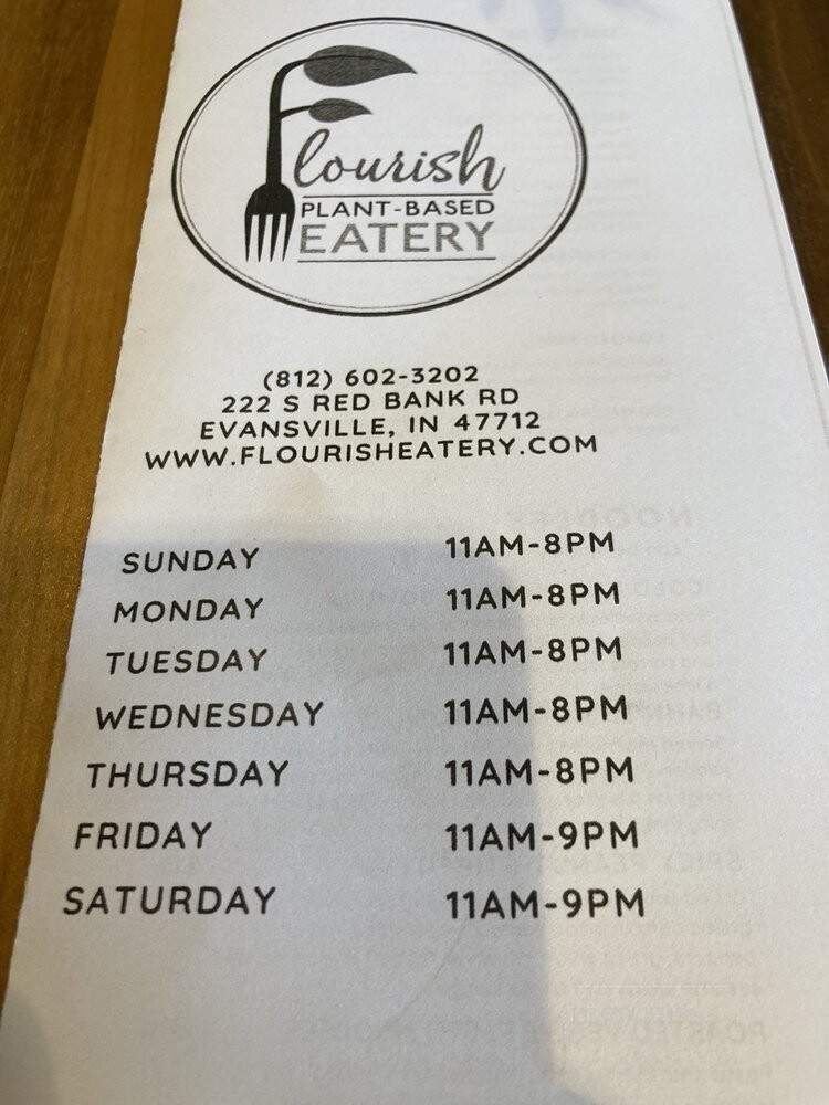 Flourish Plant Based Eatery - Evansville, IN