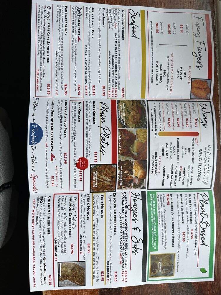 At Eleven Wings & Cuisines - Buffalo, NY menu_pic