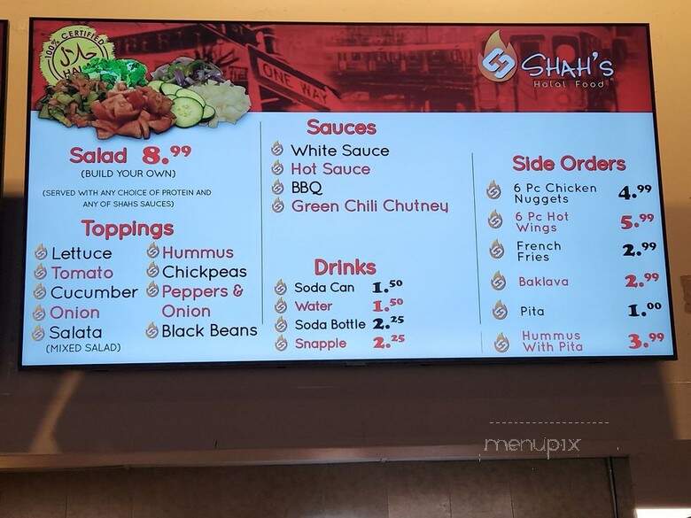 Shah's Halal Food - Riverhead, NY menu_pic