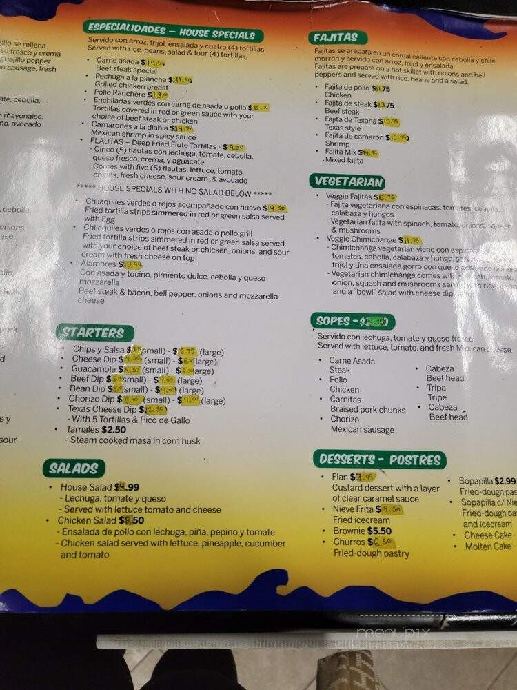 Taqueria Gino's - Jonesboro, GA menu_pic