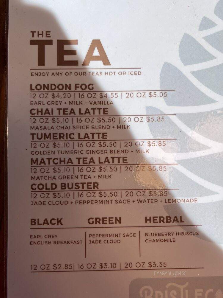 Bristlecone Company - Cedar City, UT menu_pic