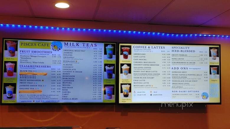 Pisces Cafe - Lisle, IL menu_pic