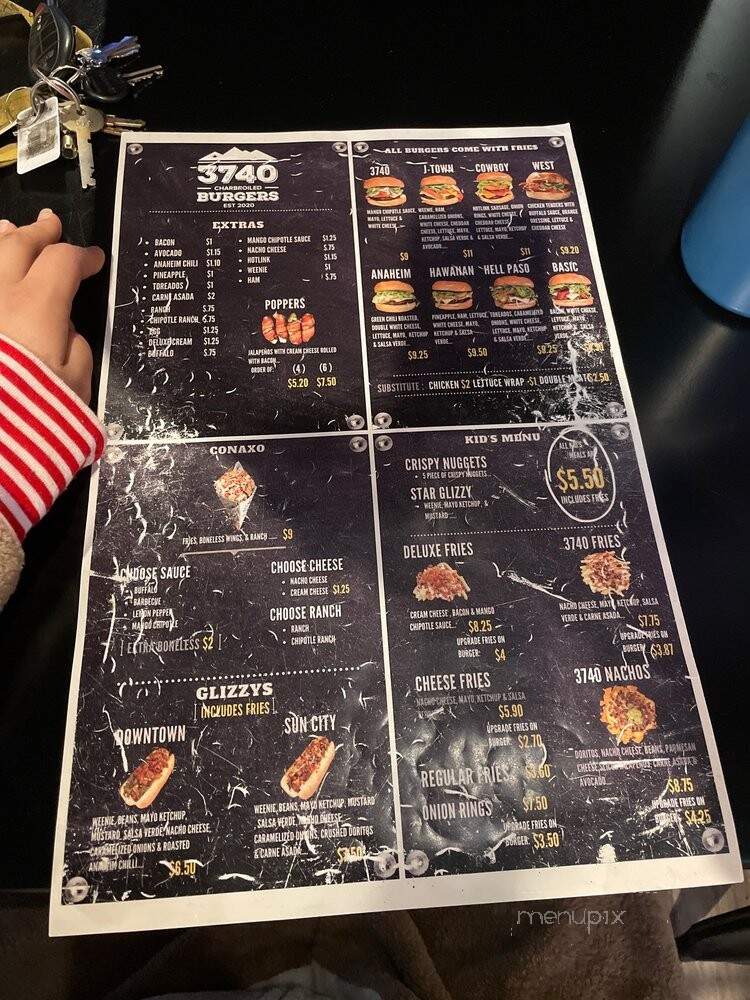 3740 Charbroiled Burgers - El Paso, TX menu_pic