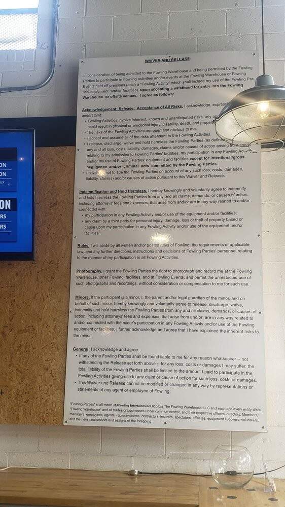 Fowling Warehouse Atlanta - Atlanta, GA menu_pic
