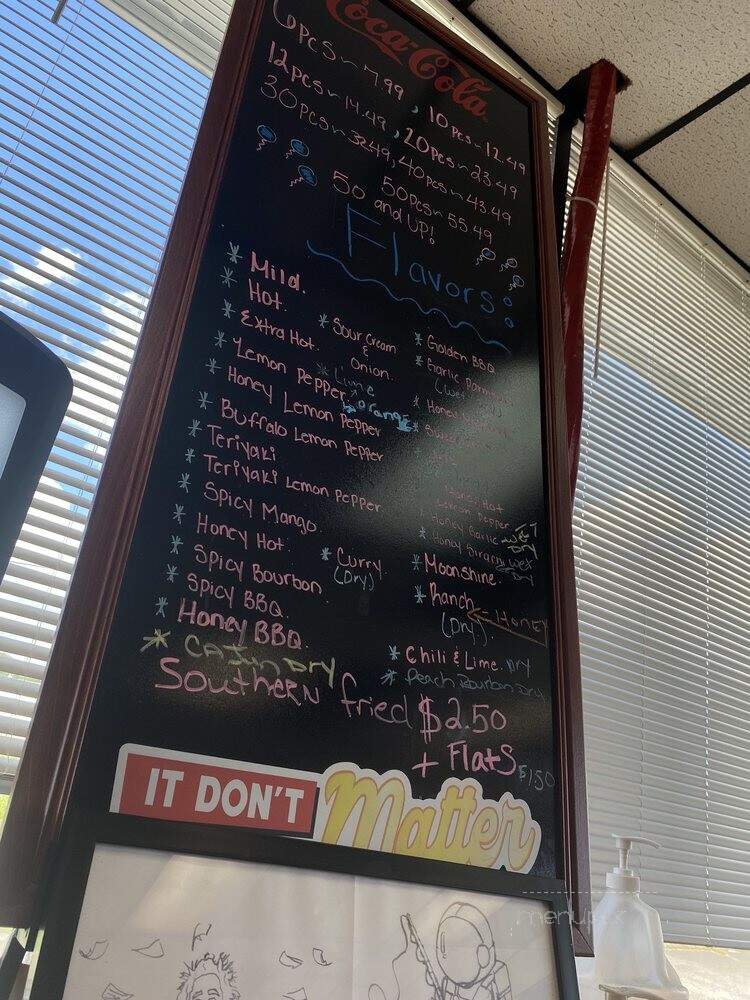 It Don't Matter - Greenville, SC menu_pic