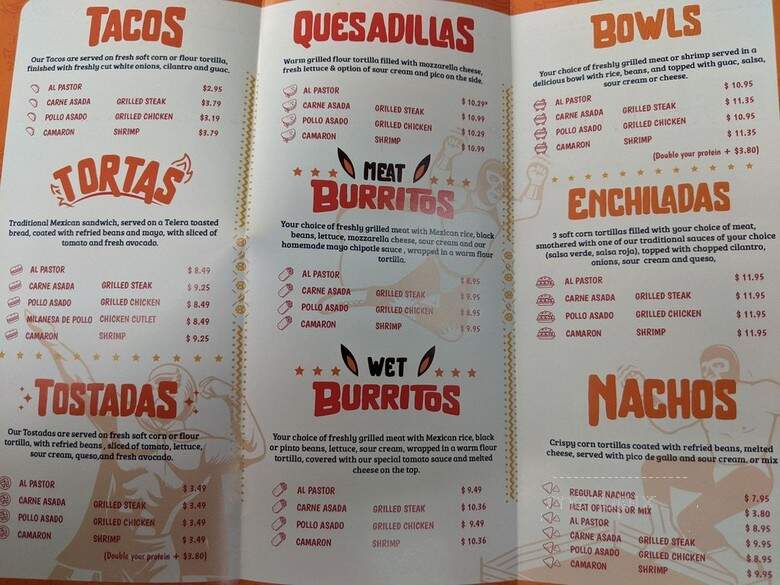 La Taqueria - Hicksville, NY menu_pic