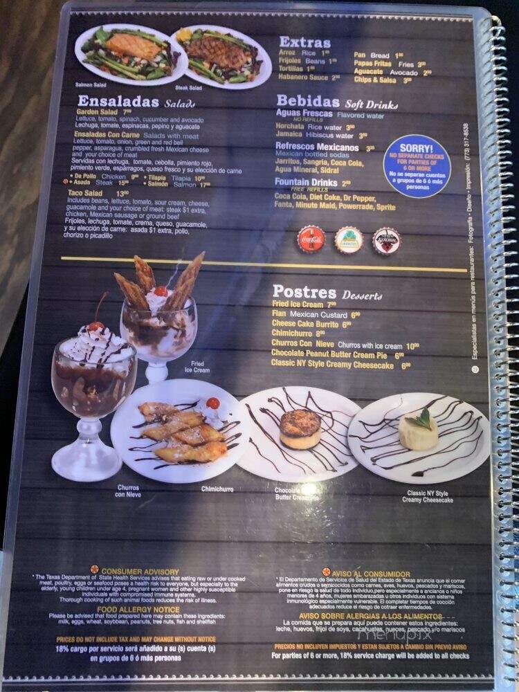 El Capitan Seafood and Mexican Grill - Houston, TX menu_pic