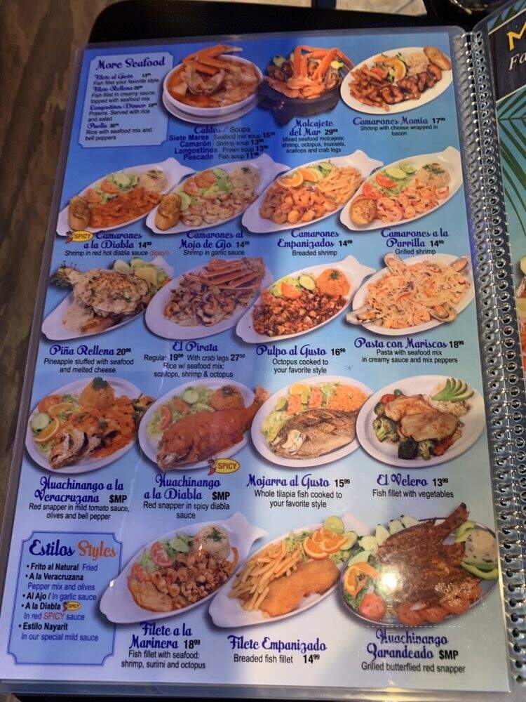 El Capitan Seafood and Mexican Grill - Houston, TX menu_pic