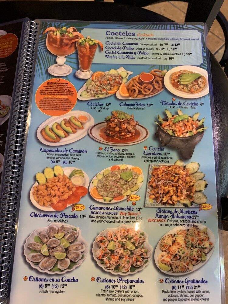 El Capitan Seafood and Mexican Grill - Houston, TX menu_pic