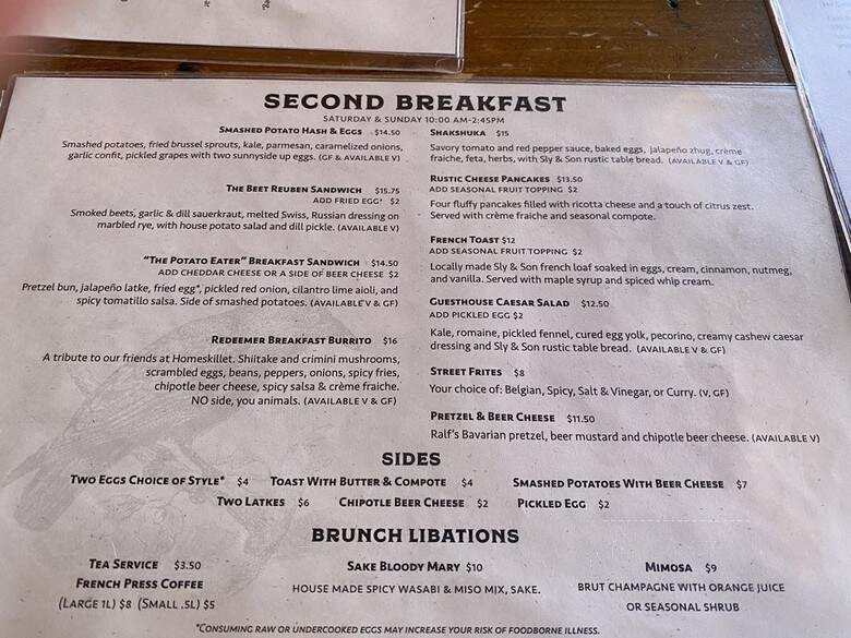 Otherlands Beer - Bellingham, WA menu_pic