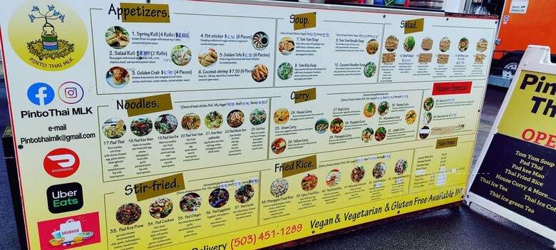 Pintothai MLK - Portland, OR menu_pic