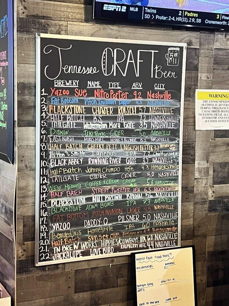 Fairvue Pizza & Pub - Gallatin, TN menu_pic