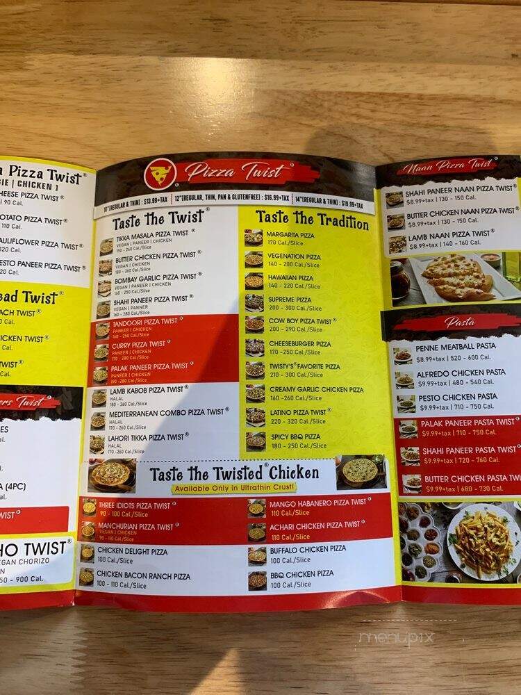 Pizza Twist - Irving, TX menu_pic