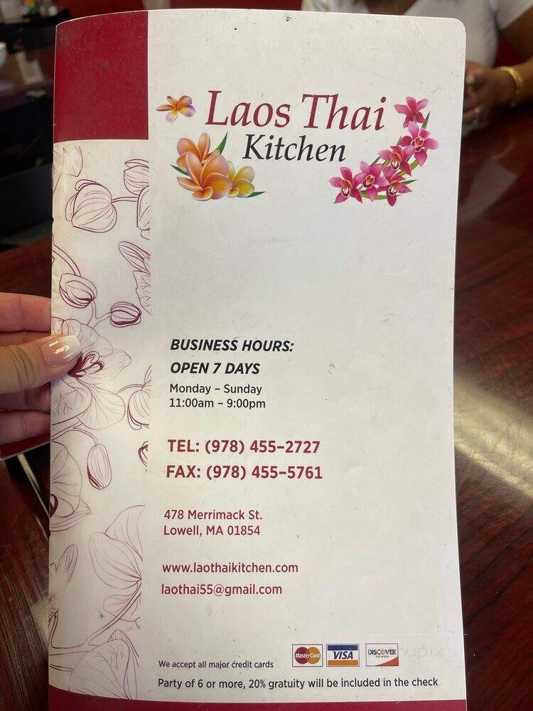 Laos Thai Kitchen - Lowell, MA