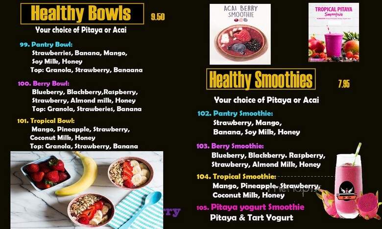 Sip N Dip - Los Angeles, CA menu_pic