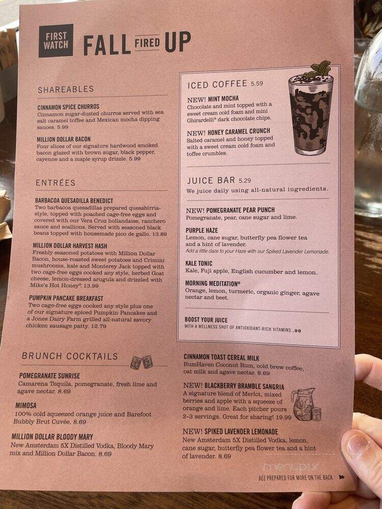 First Watch - Austin, TX menu_pic