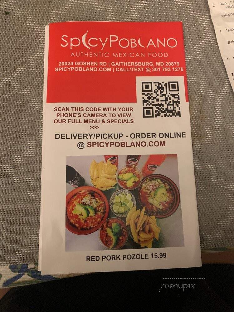 Spicy Poblano - Gaithersburg, MD