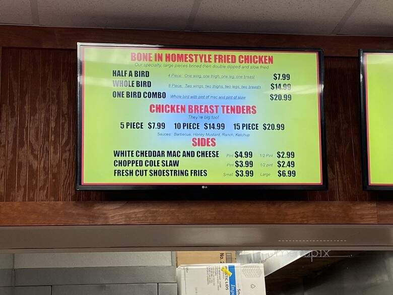 The Cookshak Fried Chicken - Nags Head, NC menu_pic