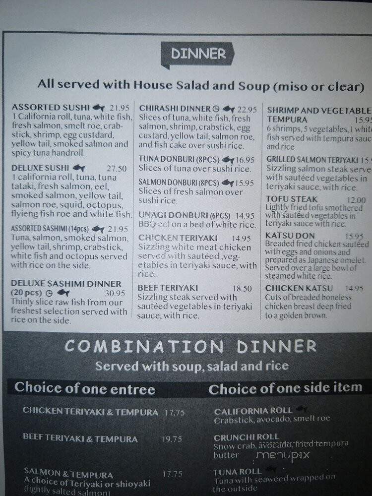 Jaf Sushi House - Marrero, LA menu_pic