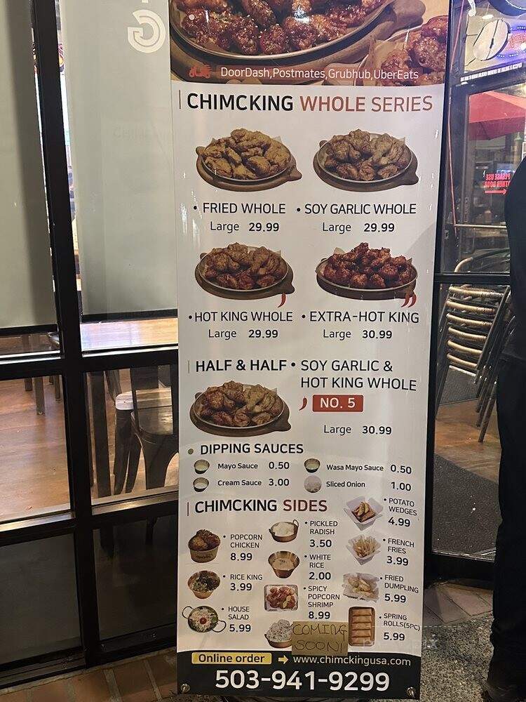 Chimcking - Beaverton, OR menu_pic